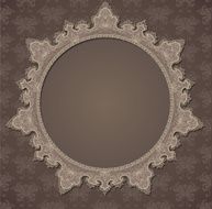 Lacy Circular Frame