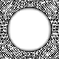 Silver frame with space for your text