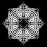 Mandala Decorative hand drawn lace pattern N39