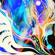Abstract Watercolor Texture N41
