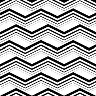 Zig zag black and white geometric seamless pattern