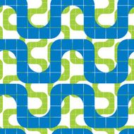 Retro mosaic seamless pattern vector background N7