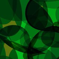 abstract green transparency curve pattern background N2