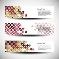 Three Abstract Header Designs N13