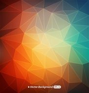 Abstract colorful polygonal background N12