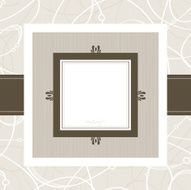 Beige Square Frame N2