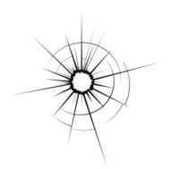 cracked glass