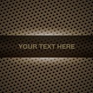 Dark yellow metal background