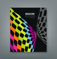 Cover magazine abstract butterfly design N2