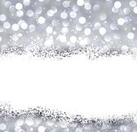 Silver christmas background with snow N5