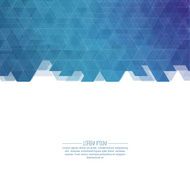 Creative abstract triangle pattern Polygonal background Hipst N13