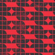 Old tiles seamless background vector retro style pattern N2