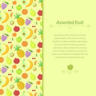 Fruit vector background N7
