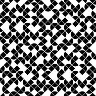 Black and white geometric seamless pattern Vector contrast N4