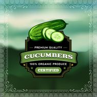 F&amp;B Labels - Cucumbers N4