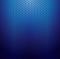 Blue metallic grid background