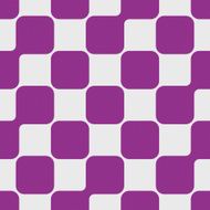Seamless abstract geometric pattern on white paper