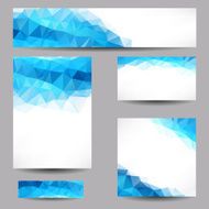 Backgrounds with abstract triangles N24