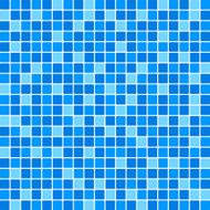 blue tile wall