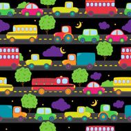 Transportation Themed Seamless Tileable Background Pattern N6