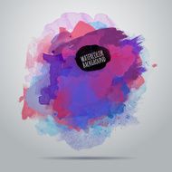Vector watercolor paint background N8