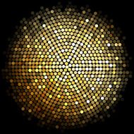 Gold lights ball