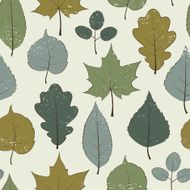 Autumn leaves seamless pattern N45