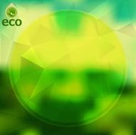 Abstract polygonal blurred background