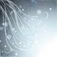 Snowy scroll background EPS8