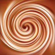 Vector background of swirling creamy caramel texture N2
