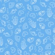 vector seamless pattern N405