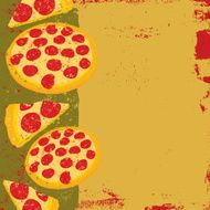 tasty pizza background