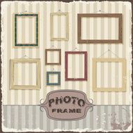 Vintage Photo frame template