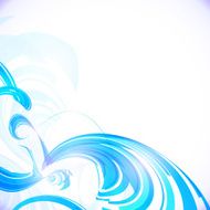 Abstract vector shining blue background N2