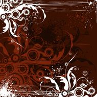 chocolate floral background N2