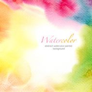Abstract watercolor painted background N82