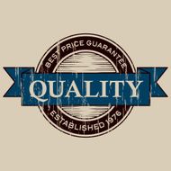 Vintage quality label N6