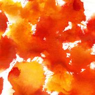 Red spot watercolor abstract background