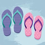 Pair of flip flops N4