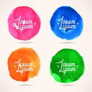 watercolor circles backgrounds