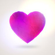 Heart on shining background N3