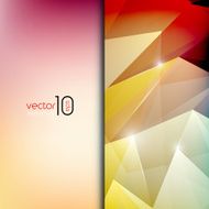 Abstract geometric polygonal shiny background N17