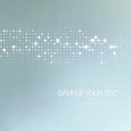 Modernistic abstract dot tech background Vector illustration