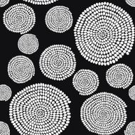 Traditional African Ornament with swirls Seamless vector pattern N13