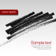 Abstract artistic Background with ink strokes