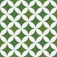 Seamless geometric circle and star pattern on paper N2