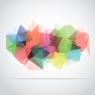 abstract colorful cubes mixed into a mess