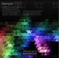 Multicolored mosaic background N127