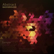 Multicolored mosaic background N128
