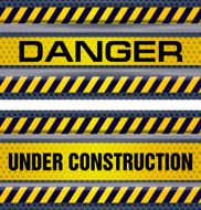 Under Construction Danger Sign
